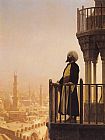 Unknown Artist The Muezzin, 1866 painting